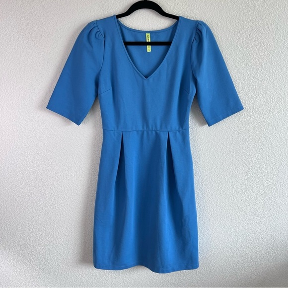 Betabrand Women’s Fit & Flare V-Neck Dress - Picture 1 of 11